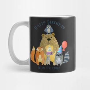 Happy Birthday From the Wildlife Gang Mug